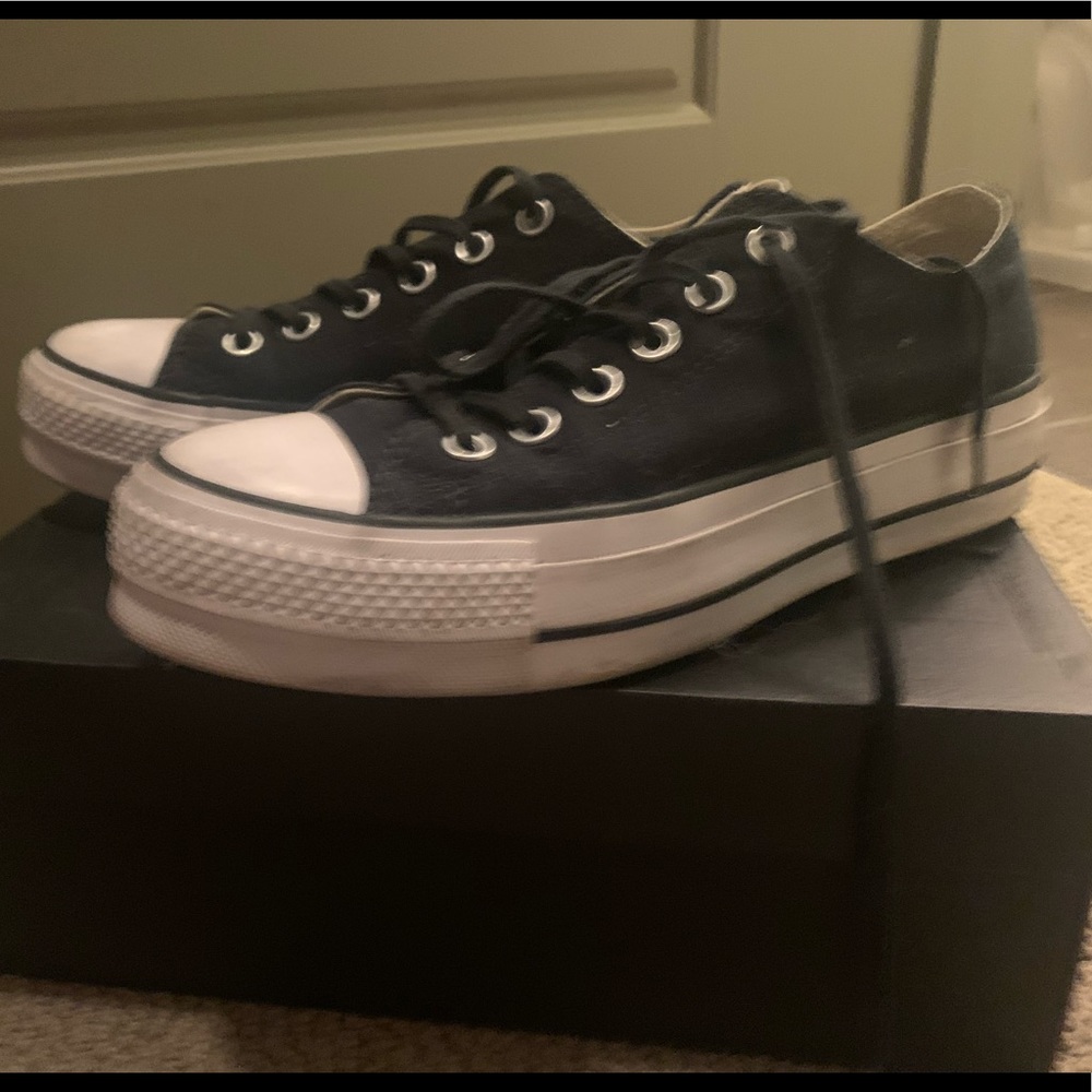 Platform OG black converse